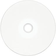 verbatim 4.7gb datalifeplus dvd-r 50-disc spindle: white inkjet printable with hub printable - 16x recordable disc (95079) logo