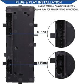 img 2 attached to 🚙 2003-2007 Chevrolet Silverado/Chevy Suburban/Tahoe/Avalanche, GMC Yukon/Sierra 4WD Transfer Case Switch/Button (OE Replacement: 15164520, 15136039, 19259313)