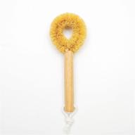 🧽 tawashi kitchen scrub brush with handle: versatile for dish, pan, pot, strainer, sink, and vegetables (normal) logo