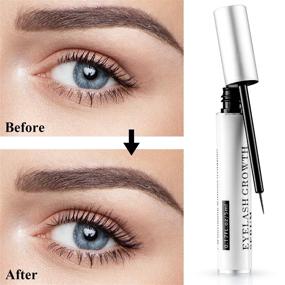 img 1 attached to 👁️ Krucasano Eyelash Growth Serum - Natural Extract Lengthening Formula for Dense Black Curl Lashes (5ml) - Packaging May Vary - Lash Serum to Promote Longer and Thicker Lashes