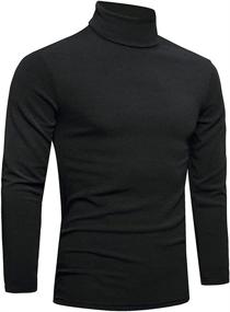 img 4 attached to Turtleneck Pullover Sleeve Thermal Shirt Sports & Fitness for Australian Rules Football