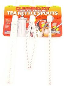 img 1 attached to Tea Kettle Spouts Cleaning Brush Kit B228C by Brushtech