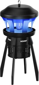 img 4 attached to 🦟 Hoont 35 3-Way Mosquito and Fly, Gnat Trap: Effective Indoor & Outdoor Bug Killer with UV Light Attractant and Fan – Includes Stand