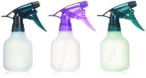 img 1 attached to 🌈 Tolco Frosted Assorted Colors Empty Spray Bottle 8 oz. - Pack of 3