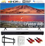 📺 samsung un65tu7000 65-дюймовый смарт-телевизор с 4k ultra hd и светодиодным экраном (2020) с набором декоративной аккустики от deco gear. логотип