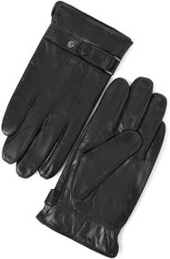 img 4 attached to YISEVEN Genuine Lambskin Classical Motorcycle Men's Accessories