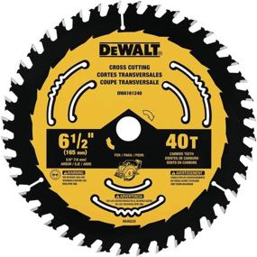 img 3 attached to Durable and Efficient: DEWALT 🔪 DWA161240 6-1/2-Inch 40-Tooth Circular Saw Blade