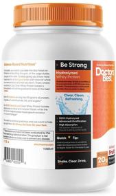 img 2 attached to 🍓 19.5 Ounce Doctor's Best Fruit Punch Clear Whey Protein Powder