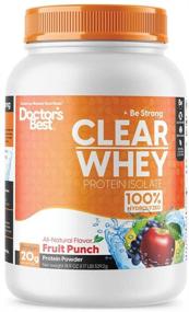 img 4 attached to 🍓 19.5 Ounce Doctor's Best Fruit Punch Clear Whey Protein Powder