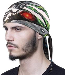 img 4 attached to 🚴 Stay Cool and Sweat-Free with the Adjustable Cooling Helmet Liner Skull Cap – Ideal for Cycling, Running, and Outdoor Activities – Suitable for Men and Women