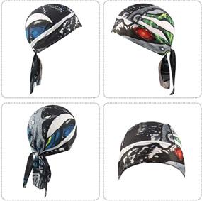 img 3 attached to 🚴 Stay Cool and Sweat-Free with the Adjustable Cooling Helmet Liner Skull Cap – Ideal for Cycling, Running, and Outdoor Activities – Suitable for Men and Women