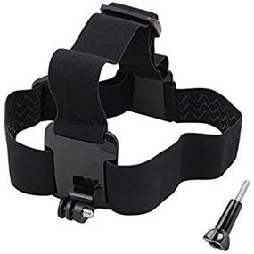 img 1 attached to 📷 VVHOOY Action Camera Head Strap Mount Headband for GoPro Hero 9/8/7/6/5/4, AKASO EK7000, Brave 4/5/6 Plus, V50X Elite, Dragon Touch, Remali, APEXCAM, COOAU 4K Action Camera