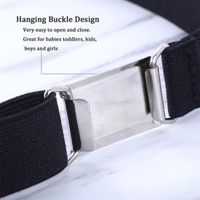 img 3 attached to 👶 Adorable 4PCS Elastic Buckle Boys' Belts: Essential Accessories for Kids
