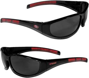 img 1 attached to Siskiyou Sports NFL San Francisco 49ers Wrap Sunglasses: Stylish Eye Protection for Football Fans