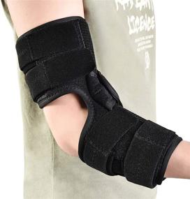 img 4 attached to 🏋️ Fibee Angle Adjustable Elbow Splint: Effective Tendonitis Pain Relief for Cubital Tunnel Syndrome & Ulnar Nerve - Stabilizer for Sleeping or Daytime Use - Women and Men (S/M)