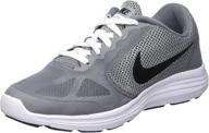 👟 nike boys revolution running shoe: the perfect fit for active girls' feet logo