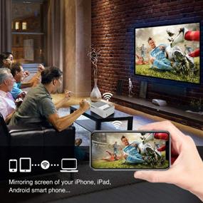 img 3 attached to Wireless Bluetooth Projector Portable Compatible