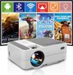 wireless bluetooth projector portable compatible logo