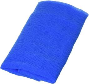 img 1 attached to 🛁 Cure Series Japanese Exfoliating Bath Towel from OHE - Super Hard Weave - Blue, 120cm: Reveal Smooth and Glowing Skin with Intense Exfoliation