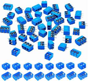 img 4 attached to 🔌 SamIdea PCB Mount Screw Terminal Block Connectors, 2 Pin and 3 Pin Socket Strips, 5.08mm Pitch for Arduino - Pack of 60pcs