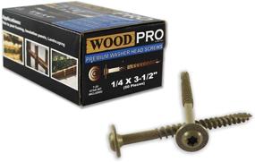 img 1 attached to WoodPro Fasteners ST14X312 50PC Exterior 50 Pack