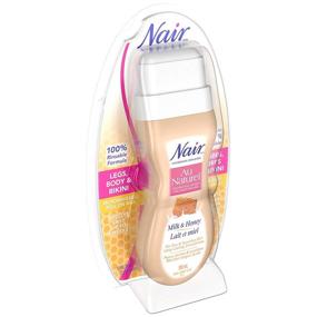 img 2 attached to 🍯 Nair Roll-On Sugar Wax for Dry & Sensitive Skin - Milk and Honey, 3.4oz/100ml, Pack of 6, Sealed Case-Pack by Manufacturer