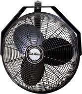 💨 black air king 9518 18-inch industrial grade wall mount fan, 1/6-hp логотип