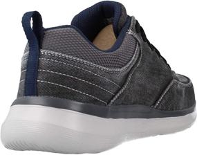 img 2 attached to Skechers Mens Delson 2 0 Charcoal Men's Shoes for Fashion Sneakers