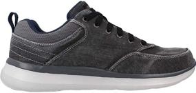 img 1 attached to Skechers Mens Delson 2 0 Charcoal Men's Shoes for Fashion Sneakers