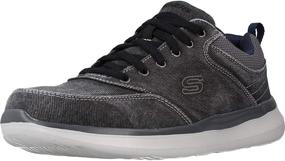 img 4 attached to Skechers Mens Delson 2 0 Charcoal Men's Shoes for Fashion Sneakers