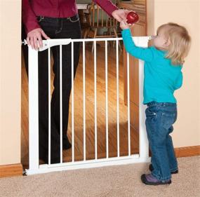 img 1 attached to 🚧 Command Pet Pressure Gate: Secure and Versatile, 29.5" H/29-32 W, White (PG5100)