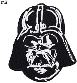 img 1 attached to Value Pack of 4 Star Wars Iron-on Embroidered Patches - Super Saver