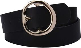 img 3 attached to Jessica Simpson Womens Buckle Fashion Women's Accessories for Belts