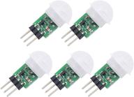 📢 onyehn ir pyroelectric infrared pir motion sensor detector modules dc 2.7 to 12v(pack of 5pcs): enhance your security with reliable motion detection logo