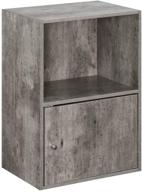 convenience concepts xtra storage 1 door cabinet, faux birch: organize and add style to any space logo