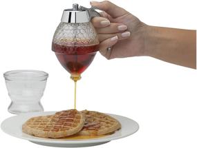 img 2 attached to 🍯 Premium Glass Honey Dispenser with Storage Stand - Mrs. Anderson’s Baking Syrup, 8oz Capacity