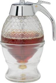 img 3 attached to 🍯 Premium Glass Honey Dispenser with Storage Stand - Mrs. Anderson’s Baking Syrup, 8oz Capacity