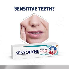 img 1 attached to 🦷 Sensodyne Sensitivity & Gum Sensitive Toothpaste: Gingivitis Treatment, Clean & Fresh - 4 Pack of 3.4 Oz Tubes