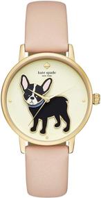 img 4 attached to ⌚ Часы Metro из нержавеющей стали с кварцевым механизмом от Kate Spade New York для женщин