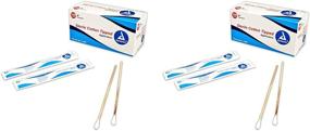 img 1 attached to 🧾 Buy #4305 Cotton Tipped Applicators 6", Sterile, 2 Per Pouch - 100 Pouches/Box (2 Pack)