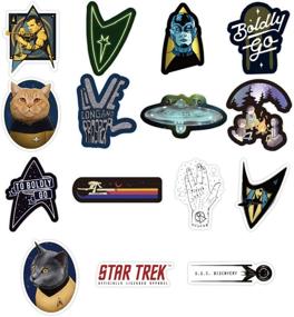 img 1 attached to 🖖 70Pcs Star Trek Stickers: Perfect Decals for Laptops, Books, Cars, and More - ARPA DXQX