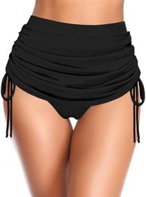 img 2 attached to SHEKINI Swimdress Drawstring Adjustable Swimsuit Women's Clothing for Swimsuits & Cover Ups