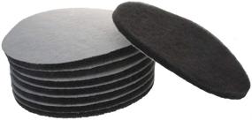 img 4 attached to Utoolmart 7 Inch Scrubber Scouring Pads 1200-Grits Drill Scuffing Disc: Get Effective Surface Conditioning with Gray 8 pcs!