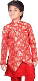 img 1 attached to AHHAAAA Ethnic Sherwani Kurta Pyjama Boys' Clothing - Suits & Sport Coats