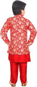 img 3 attached to AHHAAAA Ethnic Sherwani Kurta Pyjama Boys' Clothing - Suits & Sport Coats