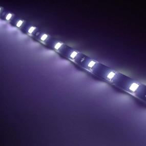 img 1 attached to 💡 Waterproof 12V 1ft LED Strip Underbody Light for Motor - Pack of 6