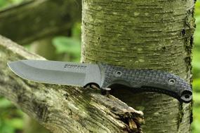 img 1 attached to 🔪 Schrade SCHF36 Frontier 10.4in Fixed Blade Knife: Ideal for Outdoor Survival, Camping, and Bushcraft