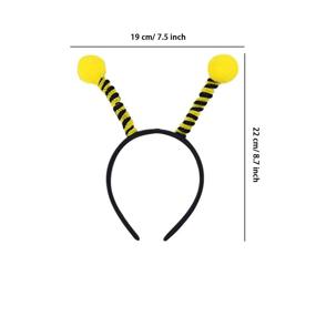 img 3 attached to 🐝 10-Pack of Trounistro Bee Tentacle Headbands – Hair Hoop Hairbands for Women and Girls, Ideal for Halloween, Christmas, and Party Supplies