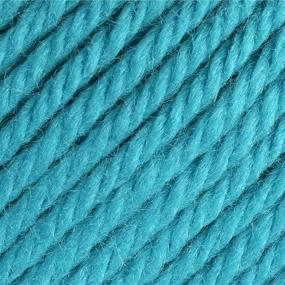 img 4 attached to 🧶 Bernat Satin Solid Yarn, 3.5 oz, Medium Worsted, 100% Acrylic, Aqua