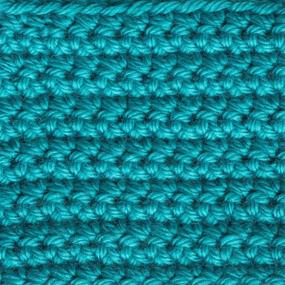 img 3 attached to 🧶 Bernat Satin Solid Yarn, 3.5 oz, Medium Worsted, 100% Acrylic, Aqua